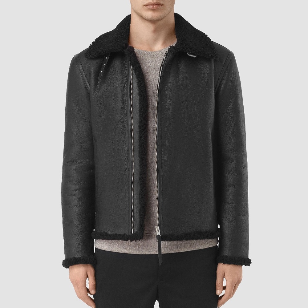 All Saints Leather Jacket - Picture 2 of 6